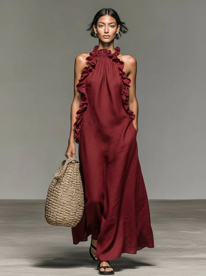 Lua™ | Abito Maxi con Tasche