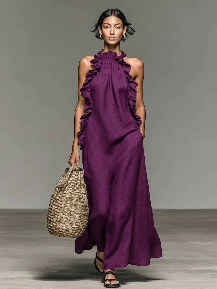 Lua™ | Abito Maxi con Tasche