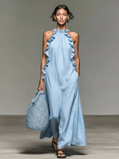 Lua™ | Abito Maxi con Tasche