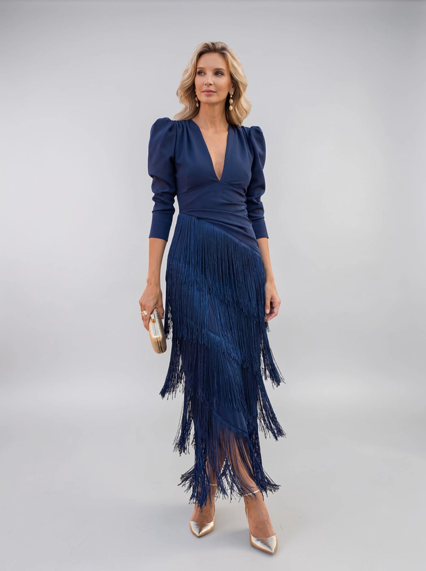 Sofia | Abito con Frange Elegante