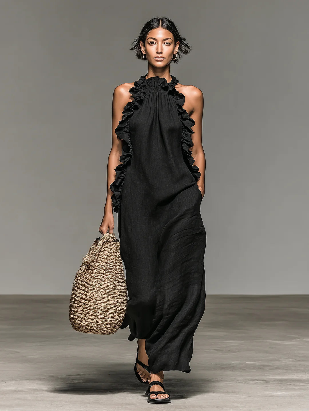 Lua™ | Abito Maxi con Tasche