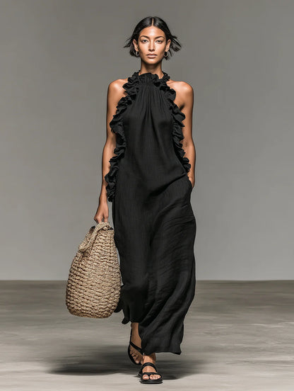 Lua™ | Abito Maxi con Tasche
