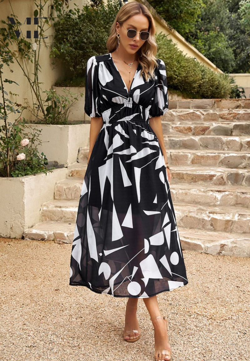 Elena – Abito Midi Modellante
