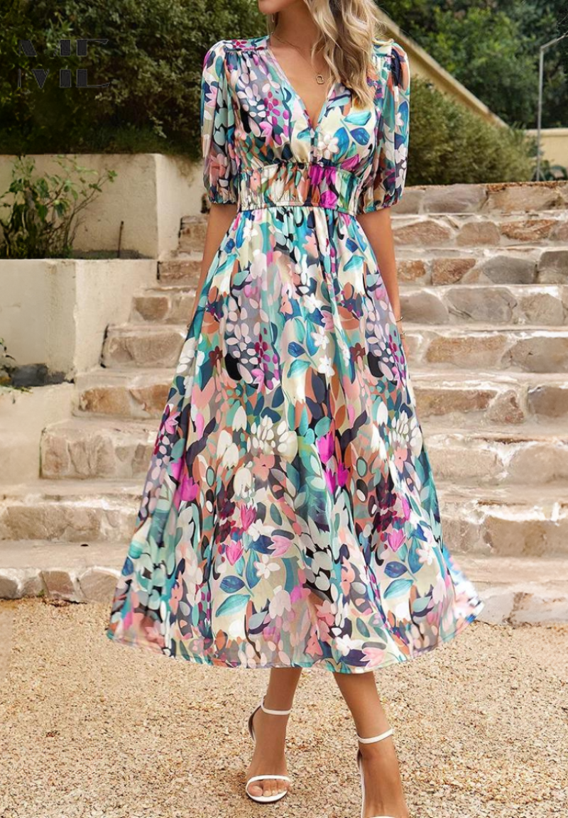 Elena – Abito Midi Modellante