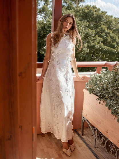 Allegra – Abito Elegante Intagliato